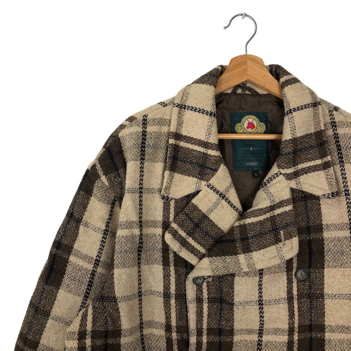 Flannel VINTAGE WILD WEAR FLANNEL JACKET TARTAN DESIGN Size US L / EU 52-54 / 3 - 6 Thumbnail