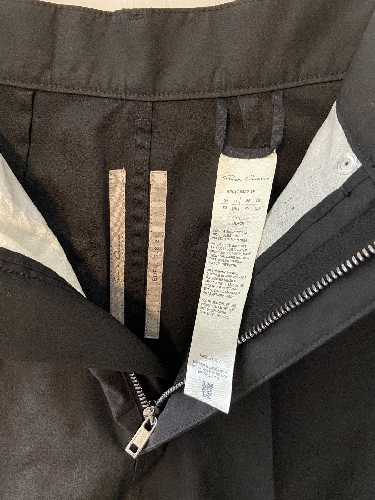 Rick Owens Rick Owens Mainline EDFU Bolan Cut Pants Size 25" / US 0 / IT 36 - 2 Thumbnail
