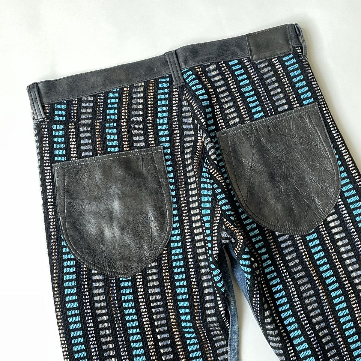 Comme des Garcons A/W 13 Patterned Wool Leather Pocket Jeans Size US 32 / EU 48 - 12 Thumbnail