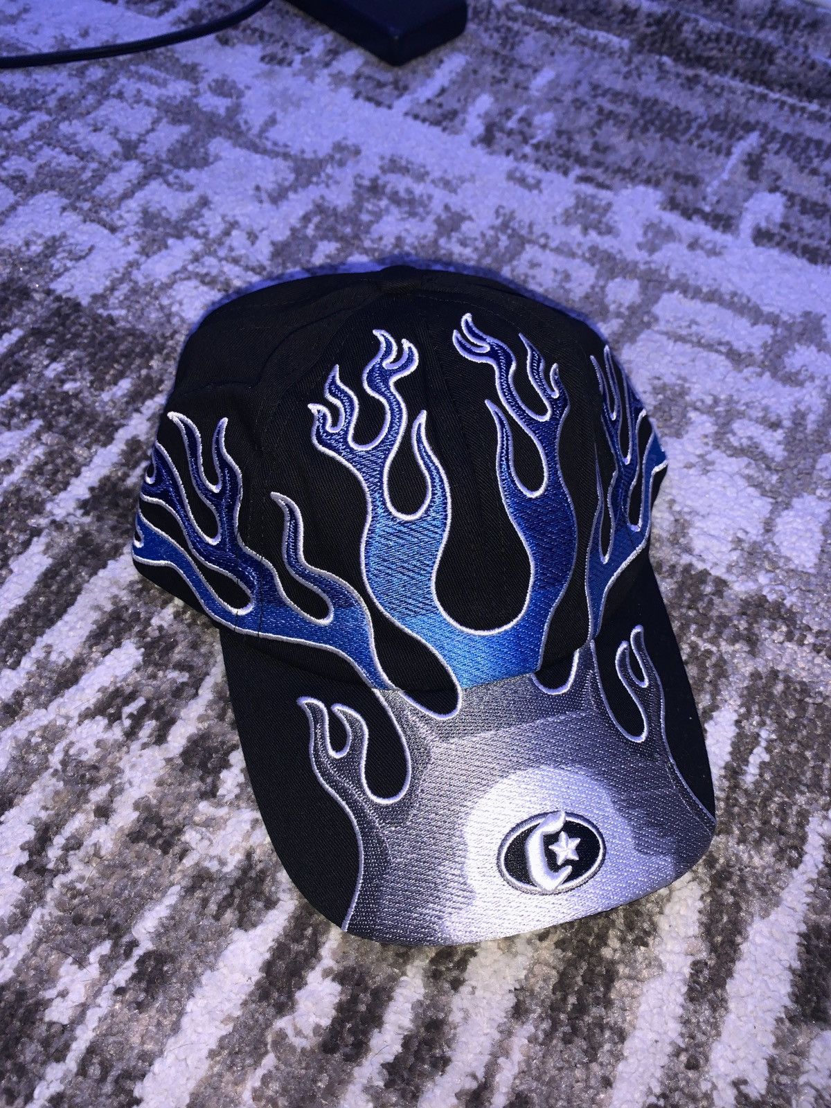 Crash Vancouver Crash Vancouver Blue Flame Hat Grailed