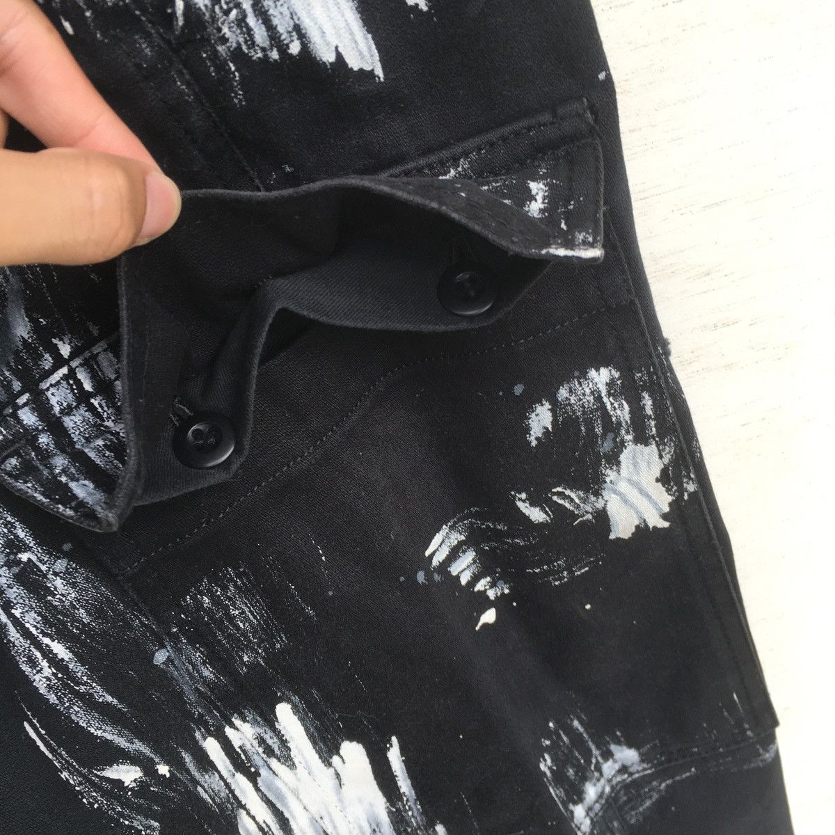 Designer × Japanese Brand LASTDROP ‼️ Masafumi Create World M.C.W. Painter Cargo Pants Size US 26 / EU 42 - 25 Thumbnail