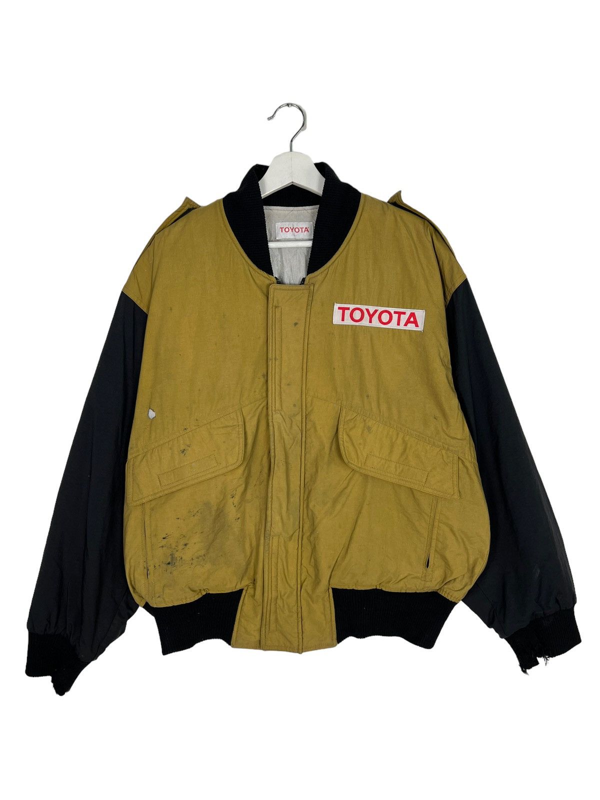 Japanese Brand 🔥 VINTAGE TOYOTA TRD RACING TEAM BOMBER JACKET Size US M / EU 48-50 / 2 - 5 Thumbnail