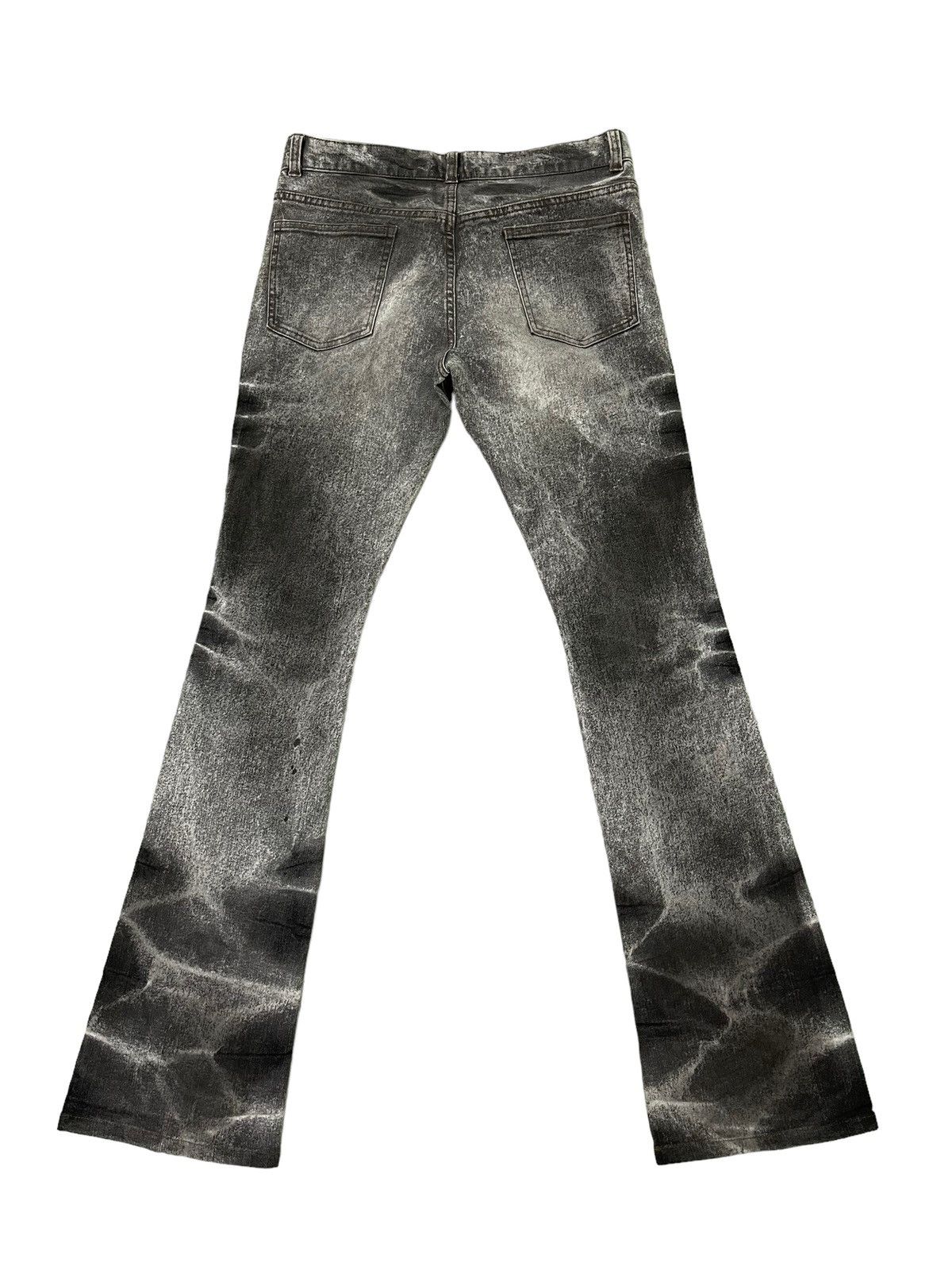 Japanese Brand Flare Jeans Skinny Schlussel Acid Wash Stretch Boot Cut 6🟦1 Size US 29 - 12 Thumbnail