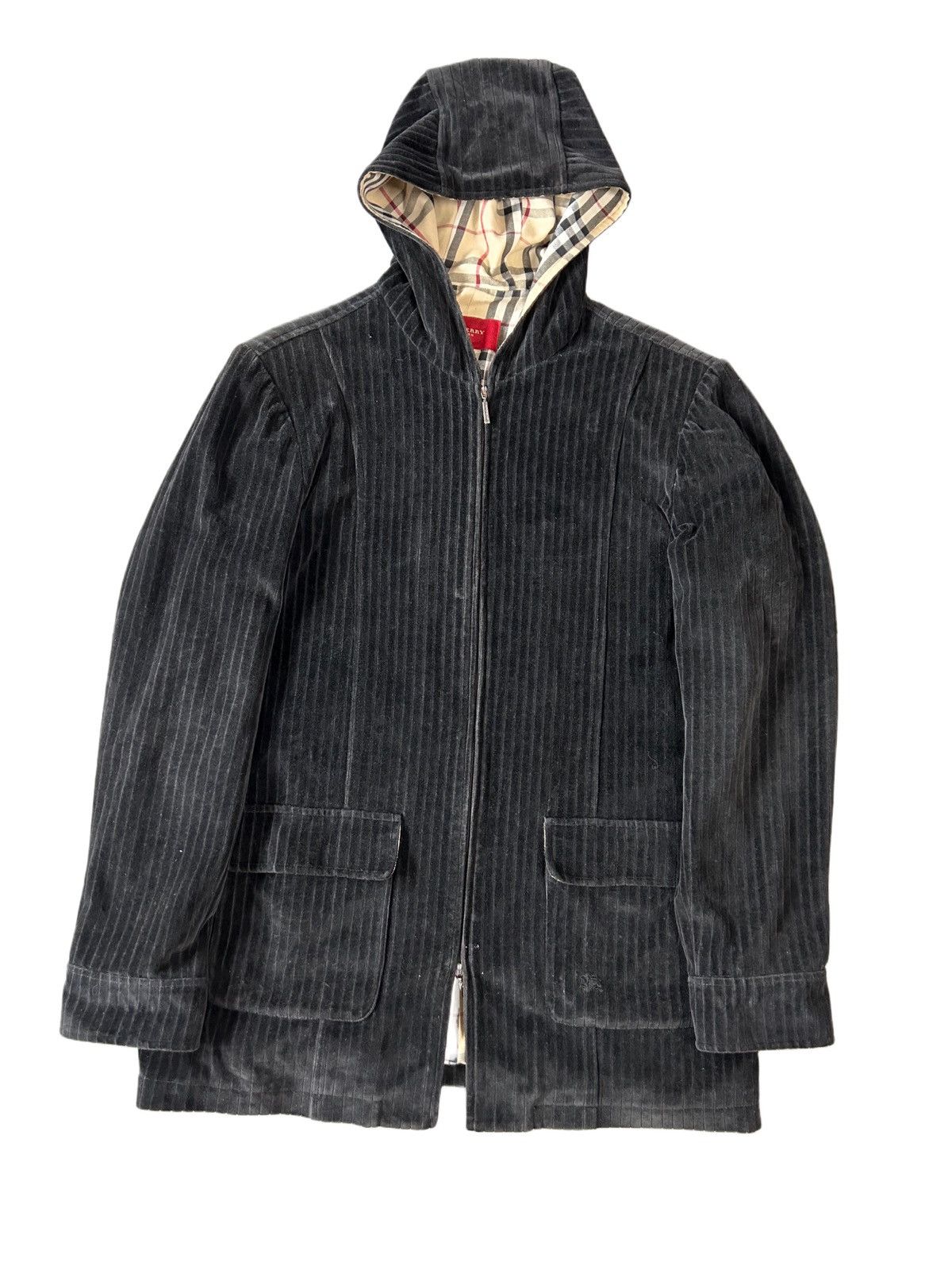 Burberry × Designer × Vintage Burberry black jacket nova check Size US L / EU 52-54 / 3 - 1 Thumbnail