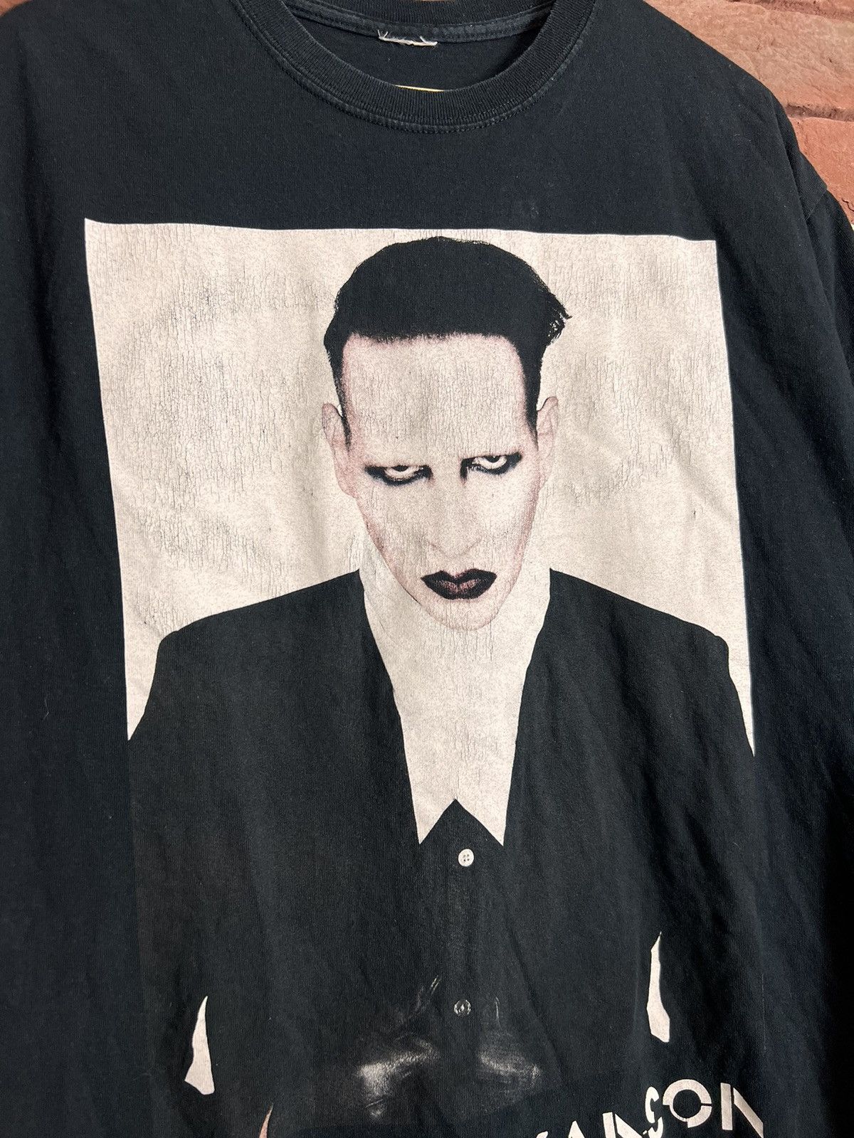 Band Tees Marilyn Manson The Hallelujah Rare Band Tee Vintage Hype Size US XL / EU 56 / 4 - 3 Thumbnail