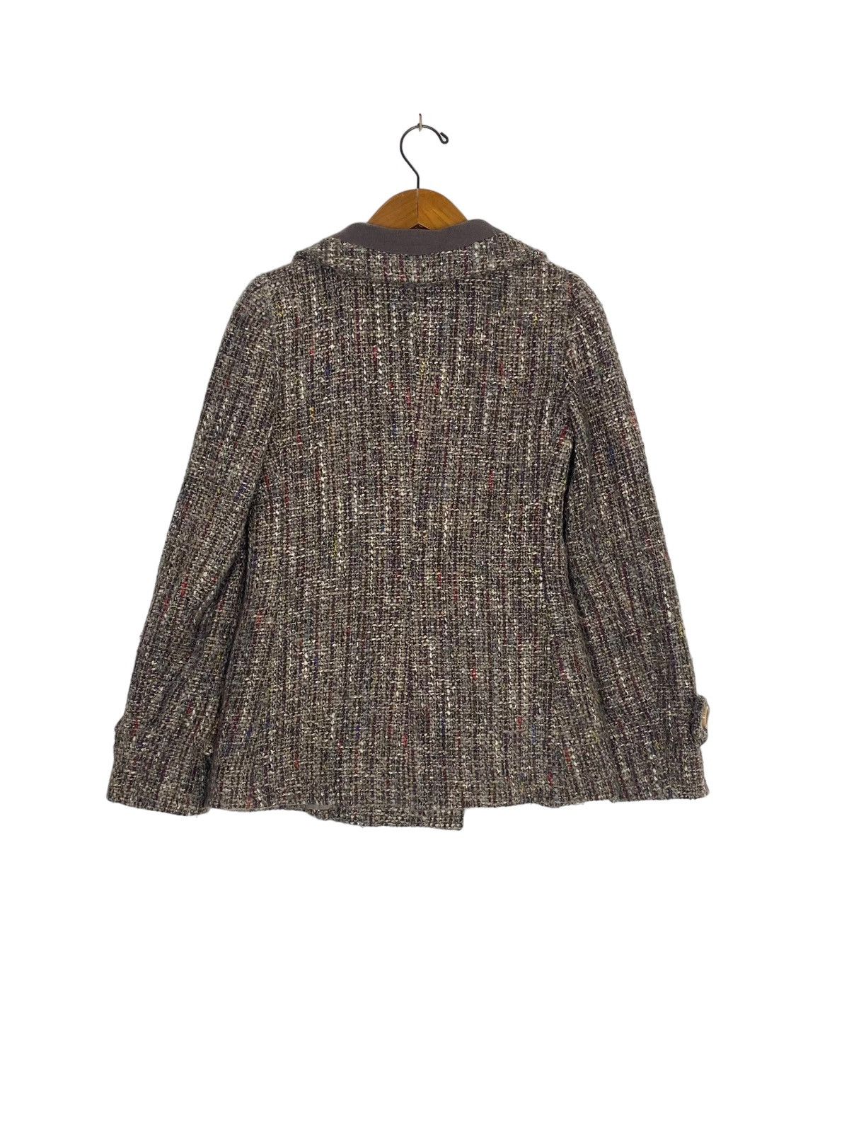Joseph Rare‼️ Vintage Joseph Tweed Wool Coat Made in Italy Size S / US 4 / IT 40 - 4 Thumbnail
