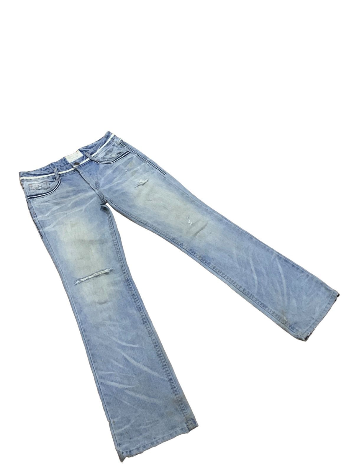 If Six Was Nine × Japanese Brand Vintage Yoshitomo Nara Lolita Japan Distressed Jean Size US 32 / EU 48 - 5 Thumbnail