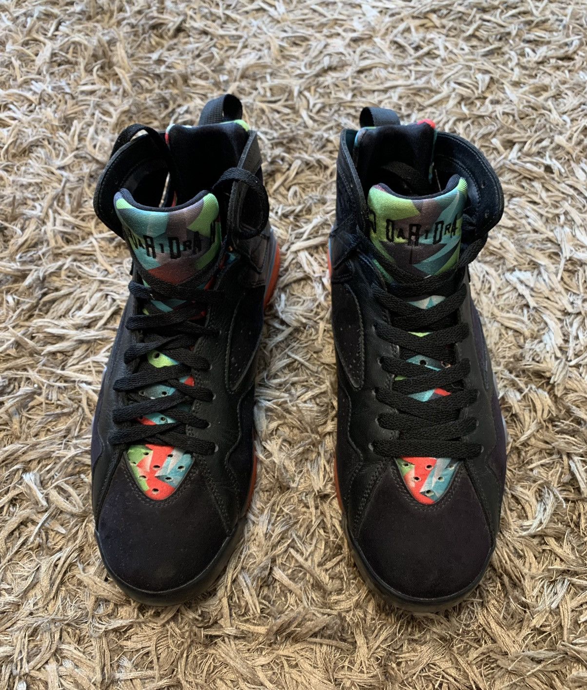 Jordan Brand Air Jordan Retro 7 30th Barcelona Night Hightop sneakers 9US Size US 9 / EU 42 - 3 Thumbnail