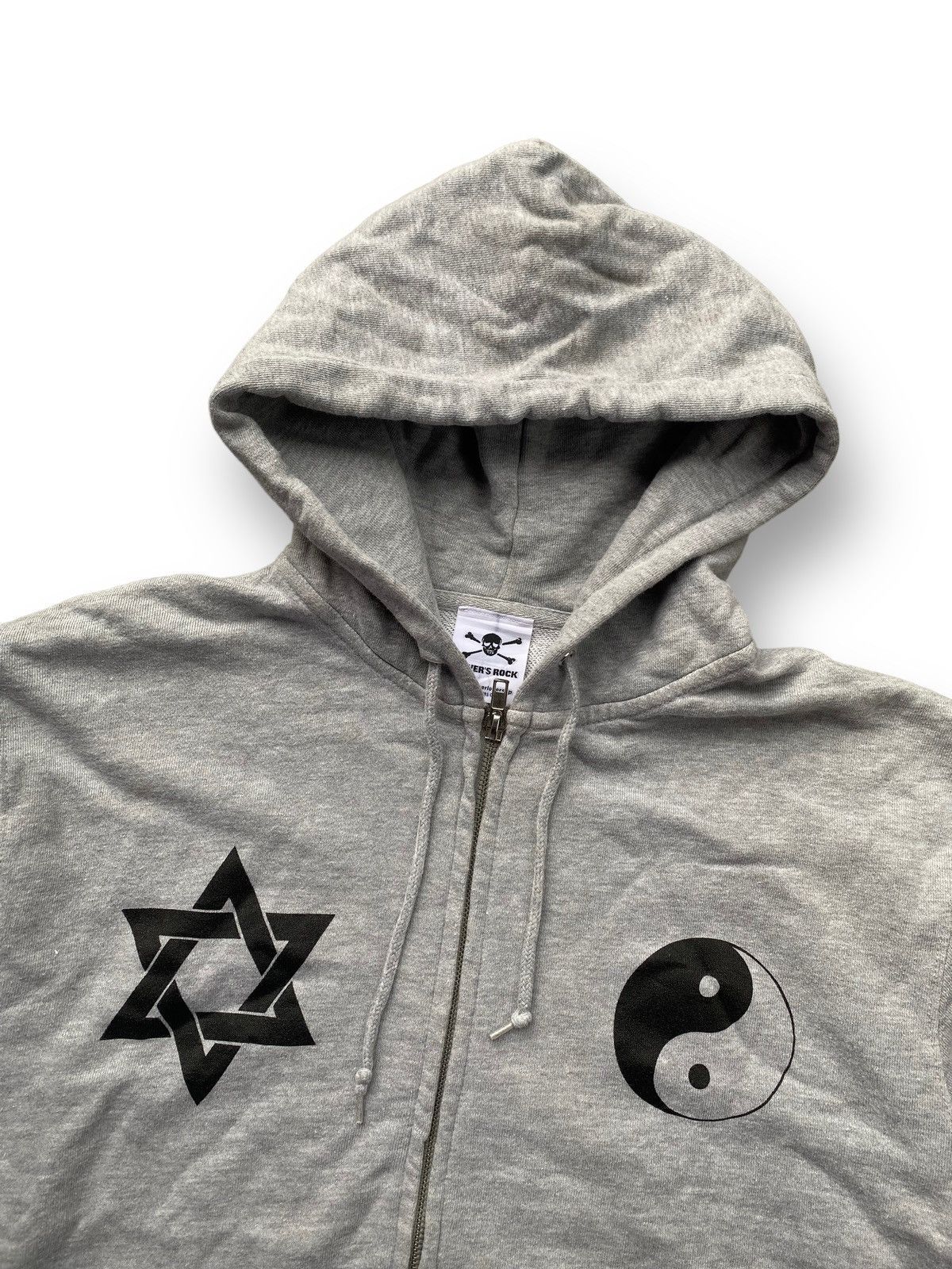 Hysteric Glamour Vintage Super Lover’s Rock Yin Yang Death Abstract Hoodies. Size US L / EU 52-54 / 3 - 3 Thumbnail