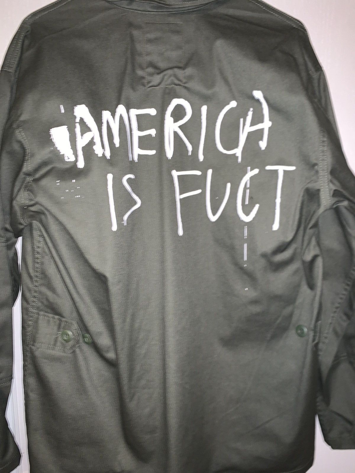 FUCT × Fuck The Population Fuct “America is Fuct” BDU Jacket Size US M / EU 48-50 / 2 - 3 Thumbnail