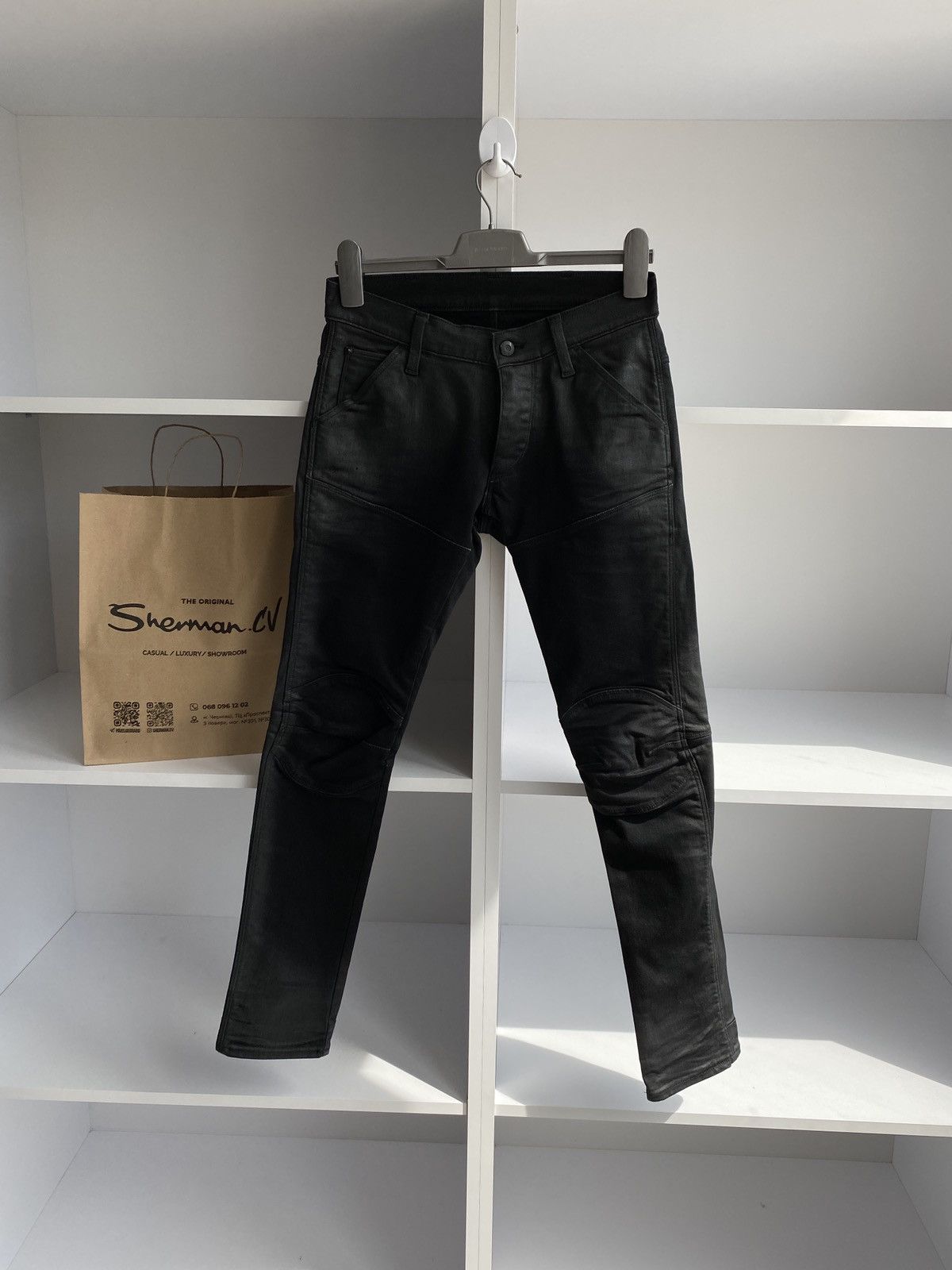 G Star Raw black pants