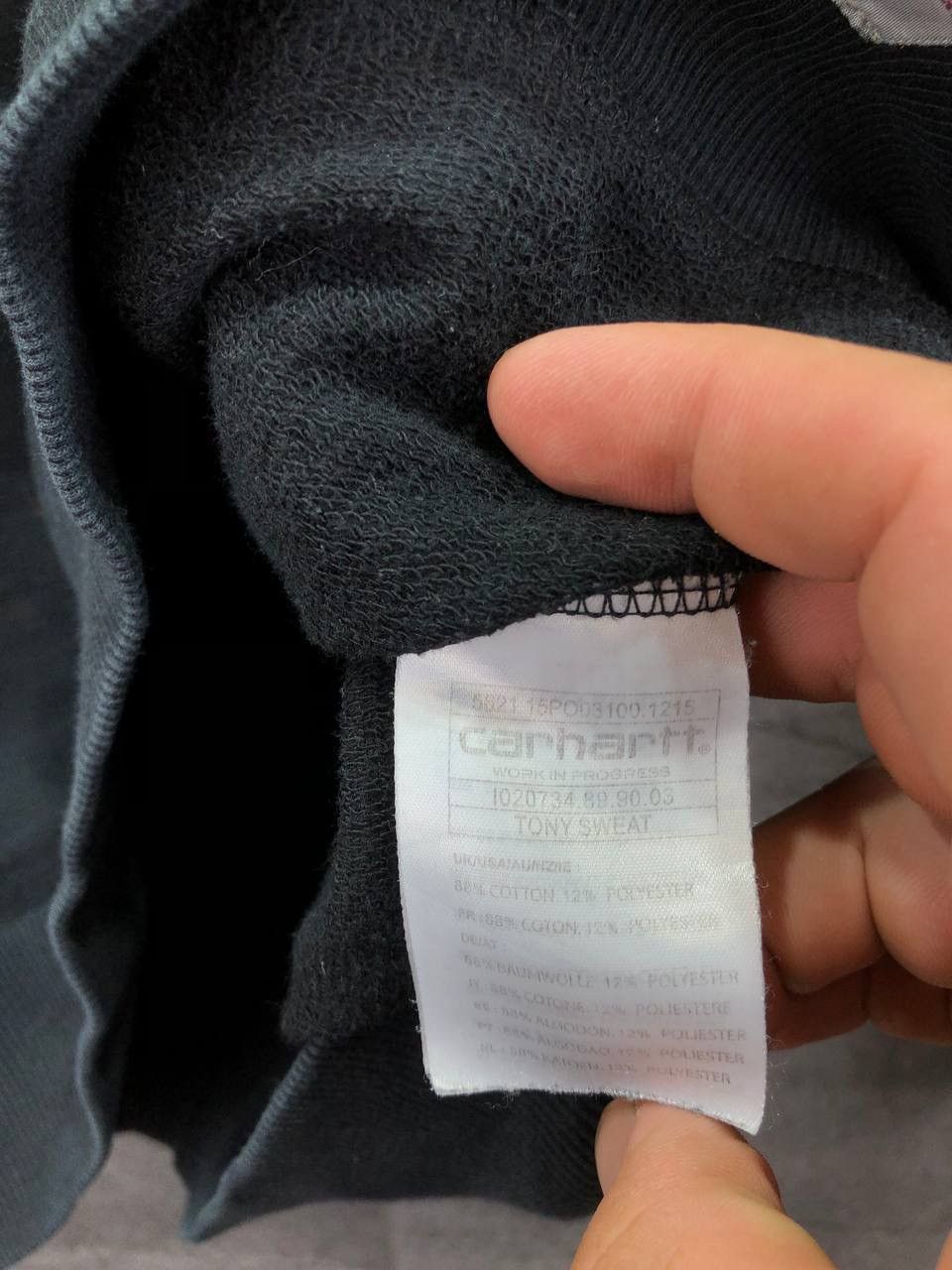 Carhartt × Vintage Mens Carhartt Tony Sweat Backhit size M Size US M / EU 48-50 / 2 - 9 Thumbnail