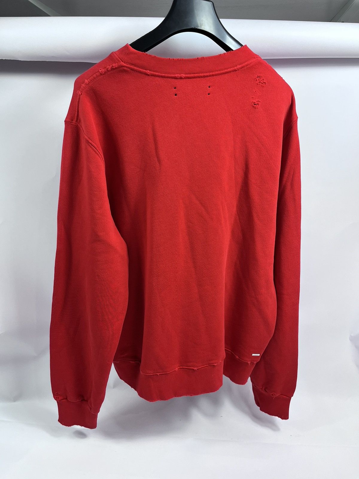 Amiri Oversized logo print distressed sweatshirt Size US L / EU 52-54 / 3 - 3 Thumbnail