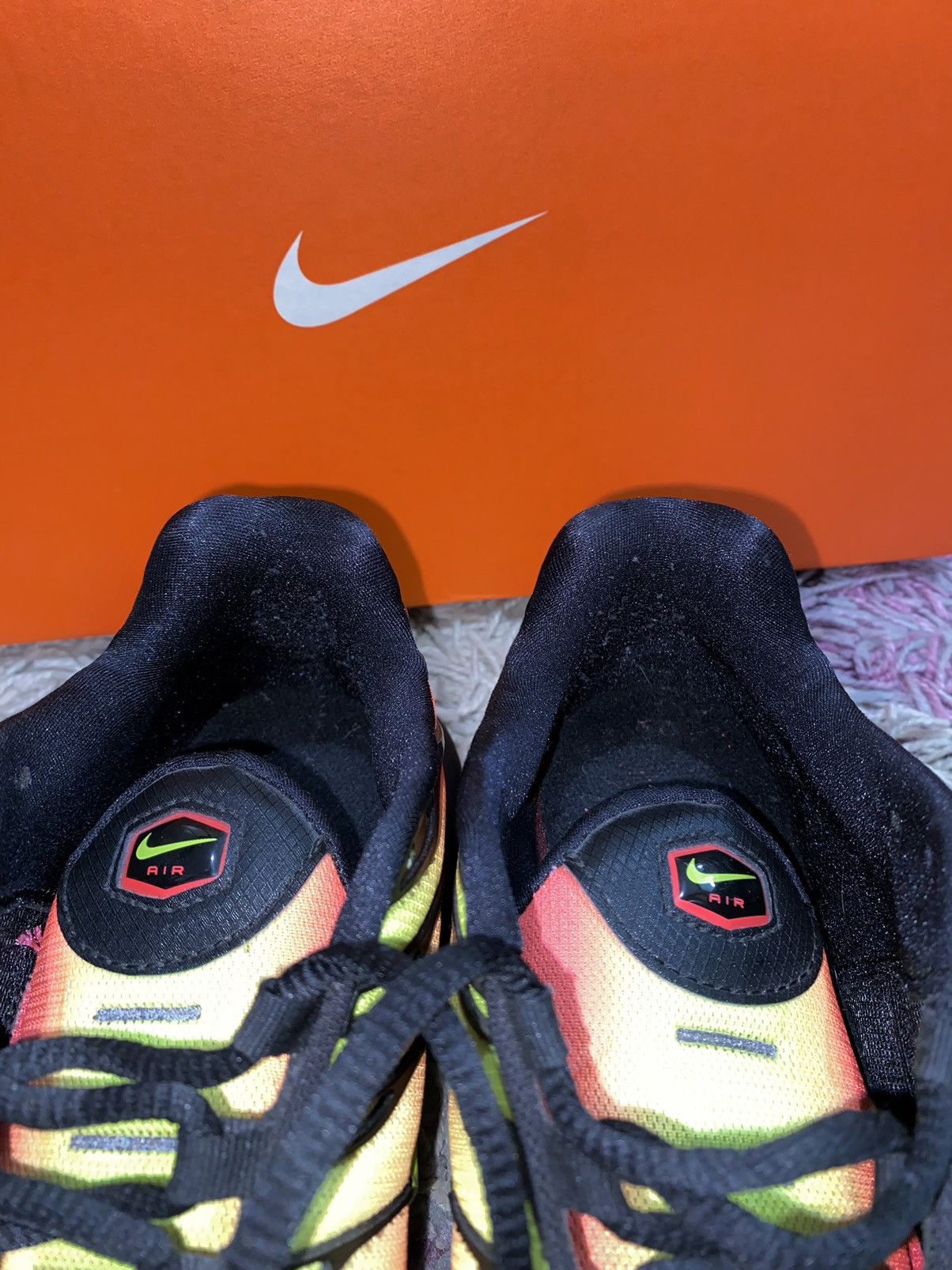 Nike Nike Air Max Plus TN „Black Volt Solar Red” womens sneakers Size US 7 / IT 37 - 18 Thumbnail
