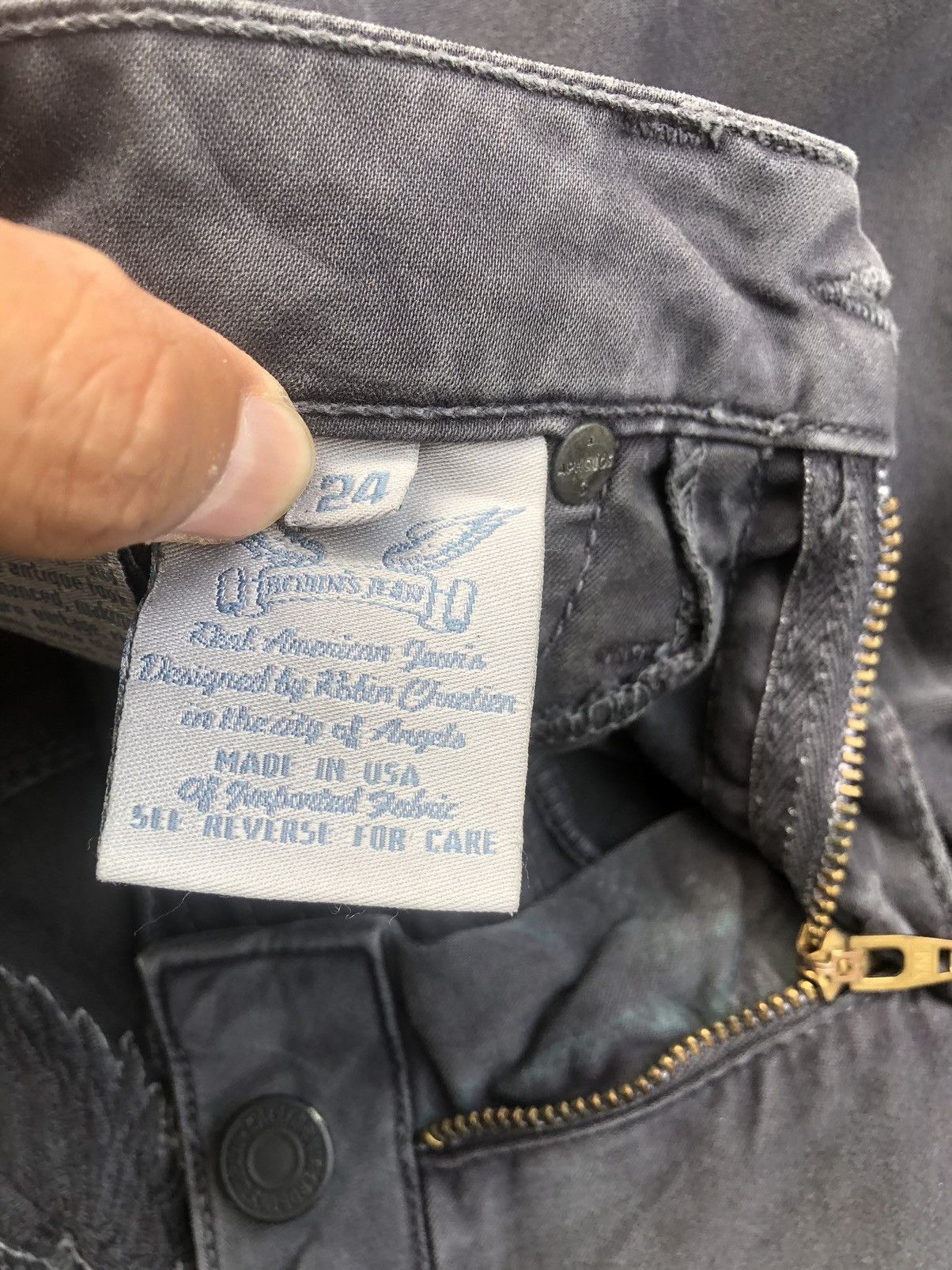 Robins Jeans Robin’s Cargo Pants Multipocket Chrome Heart Size US 27 - 16 Thumbnail