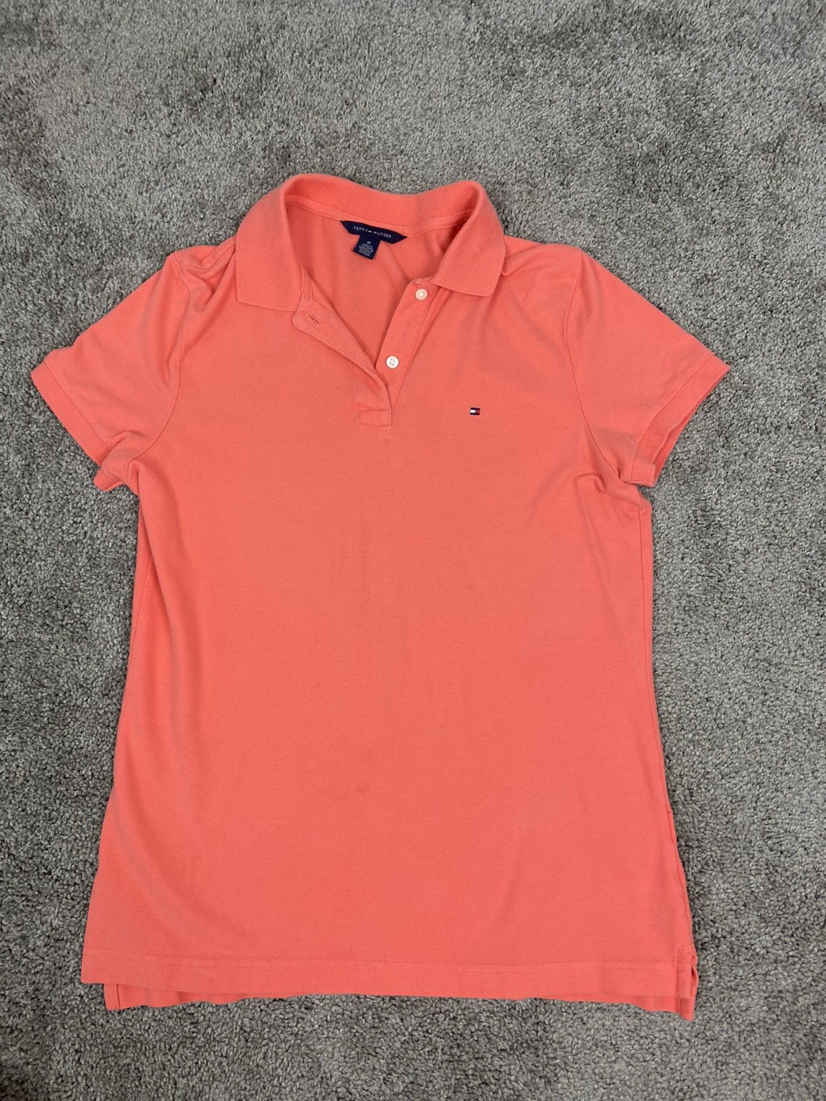 Tommy Hilfiger Salmon tommy hilfiger polo | Grailed