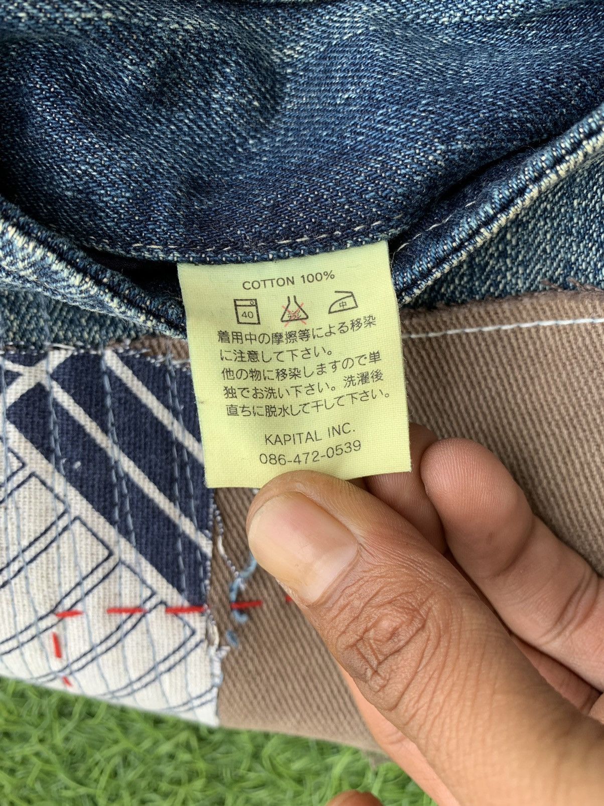 🔥Insane Design Kapital Patchwork Rework sashiko Denim