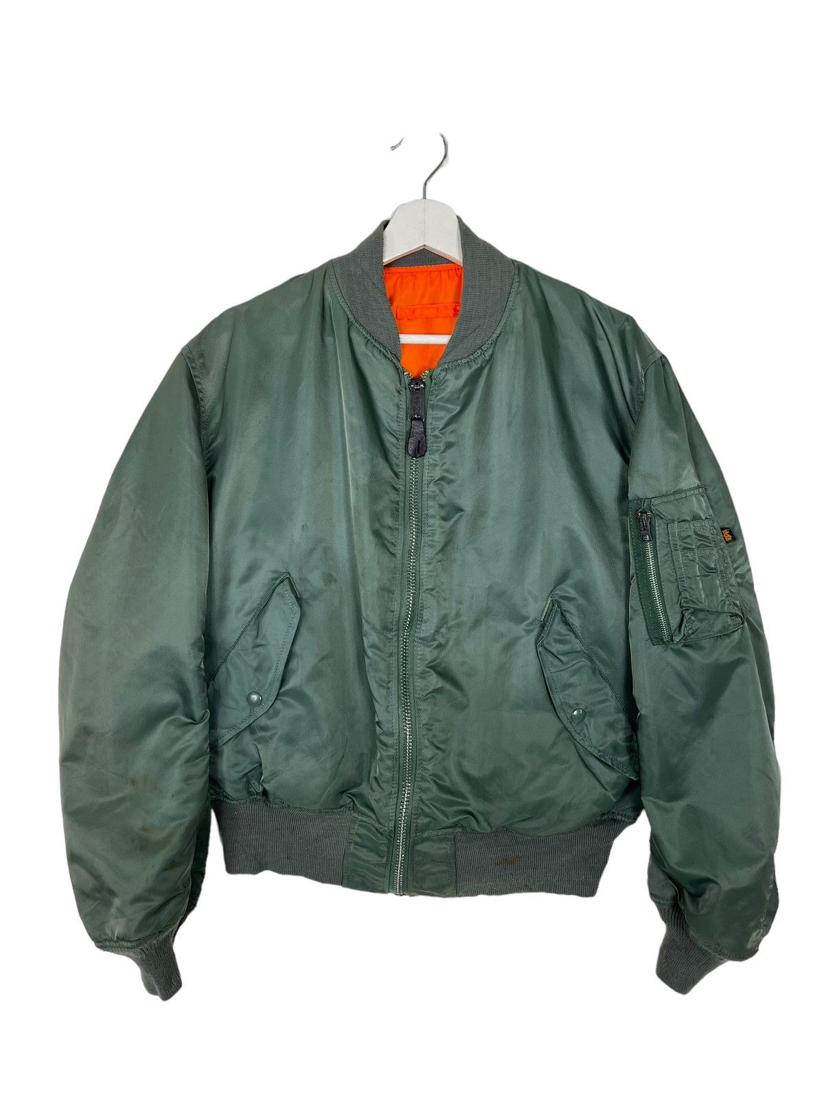 Alpha × Alpha Industries × Vintage ? 70s RIOT RIOT VINTAGE MA-1 