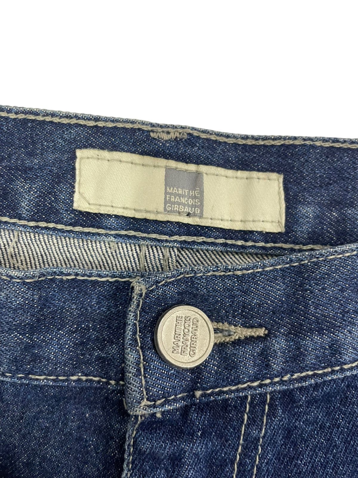 Marithe + Francois Girbaud Vintage MFG Baggy Jeans Big Logo Spellout Size US 39 - 8 Thumbnail