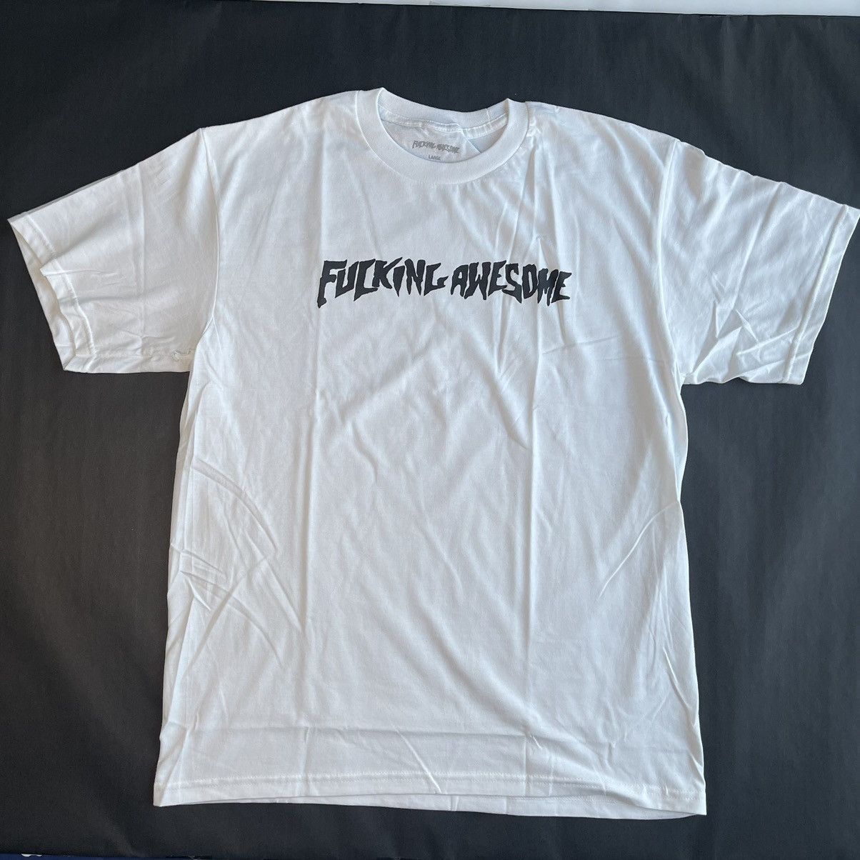 Fucking Awesome Fucking Awesome Logo Tee Black White Friends and Family ...