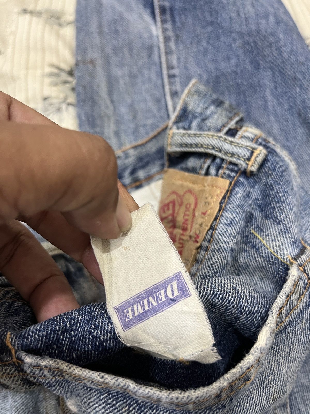 Denime (Uuuu)🔥💣 ARCHIVE DENIME JAPAN JEANS Size US 30 / EU 46 - 14 Thumbnail