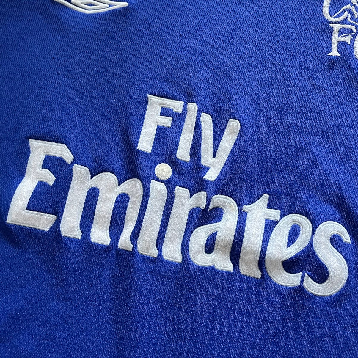 Y2k Vintage Umbro Chelsea 90s shirt Football fly emirates