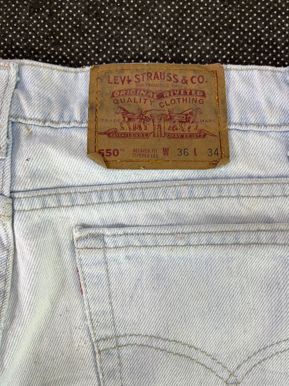 Levi's 90s Vintage Levis 550 Light Wash Jeans - J373 Size US 36 / EU 52 - 10 Thumbnail