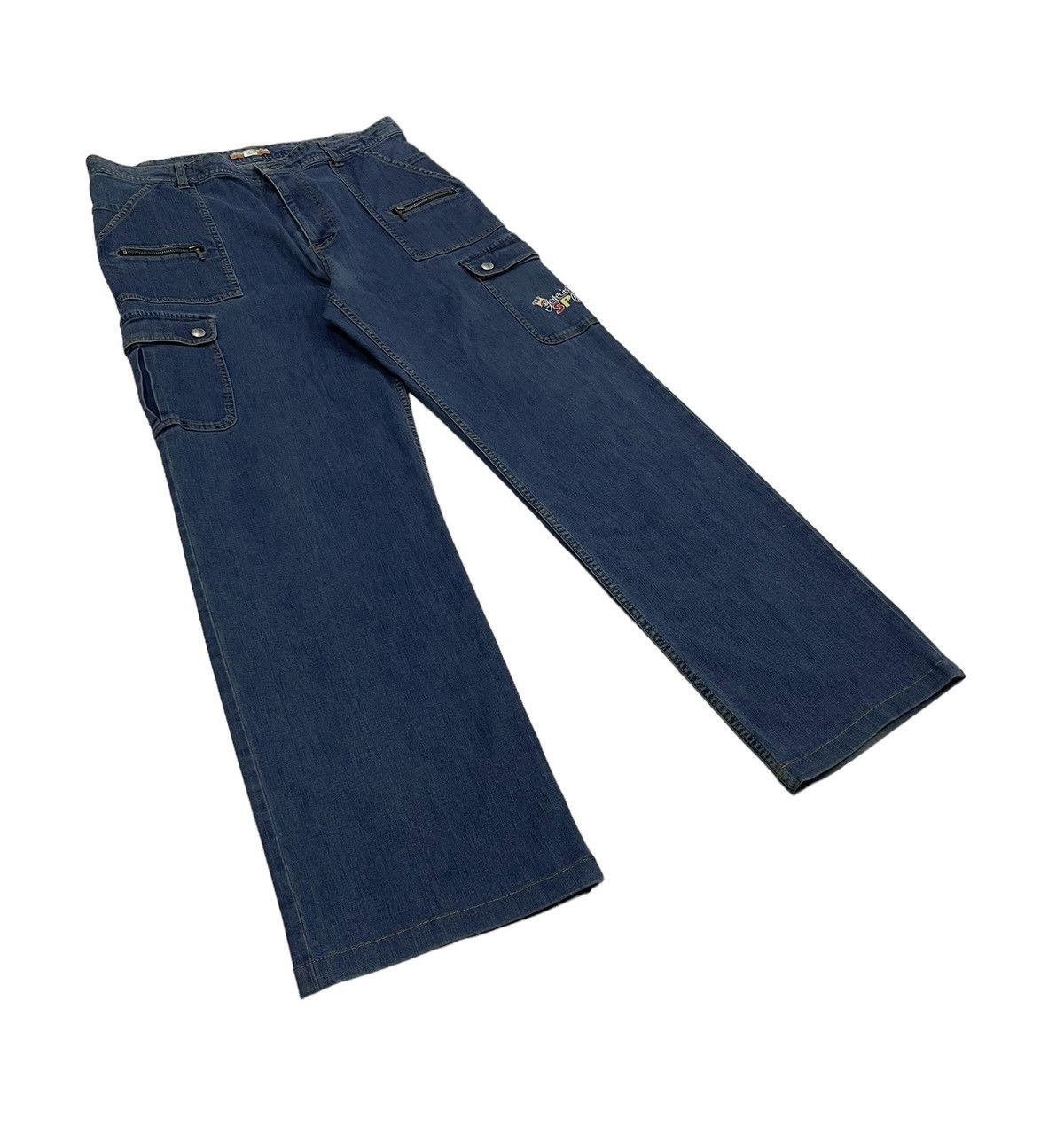 Jean Charles De Castelbajac Vintage Castelbajac Sport Cargo Jeans Embroidery Logo Size US 33 - 3 Thumbnail