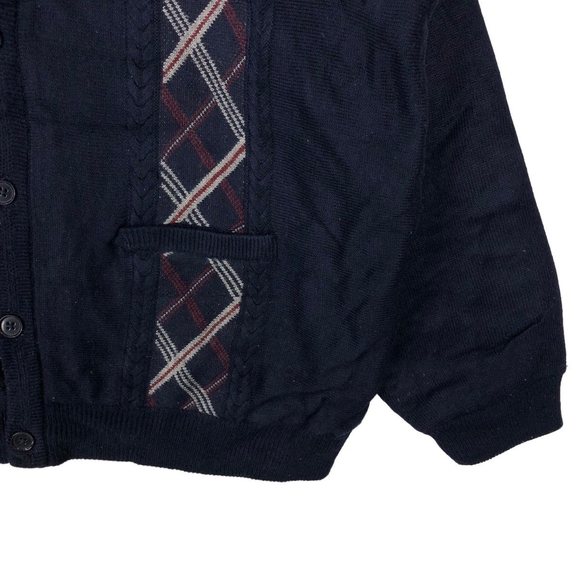 Japanese Brand VINTAGE CARDIGAN JACKET NAVAJO AZTEC DESIGN LINDBERGH JAPAN Size US L / EU 52-54 / 3 - 4 Thumbnail