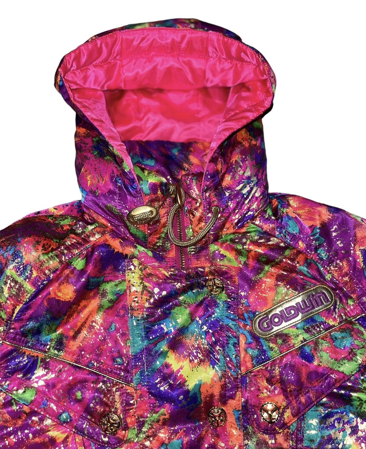 Goldwin × Vintage Vintage Goldwin Multicolour Ski Wear Hood Jacket Size S / US 4 / IT 40 - 8 Thumbnail