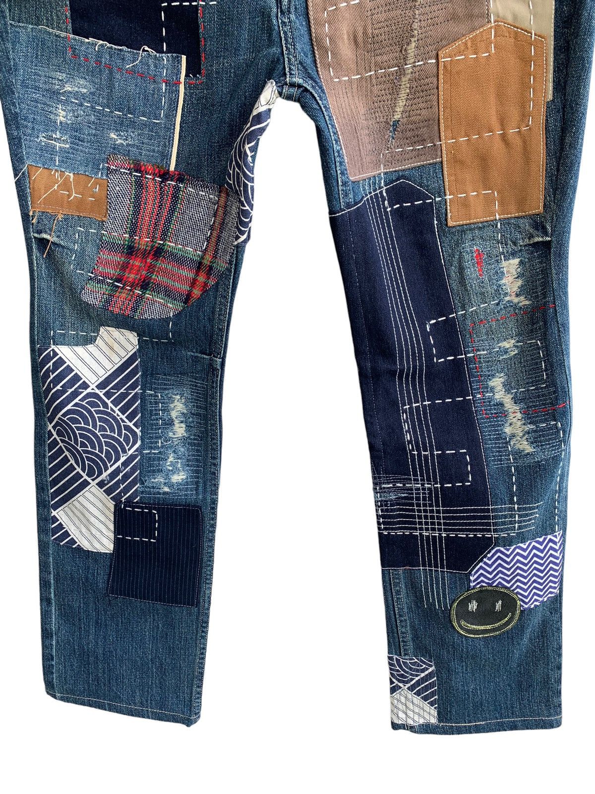 🔥Insane Design Kapital Patchwork Rework sashiko Denim