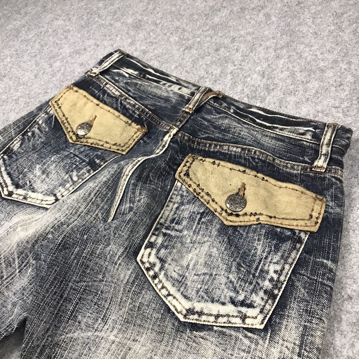 Japanese Brand FLARE JEANS🔥SIRMIONE FADED DENIM PANTS Size US 28 / EU 44 - 14 Thumbnail