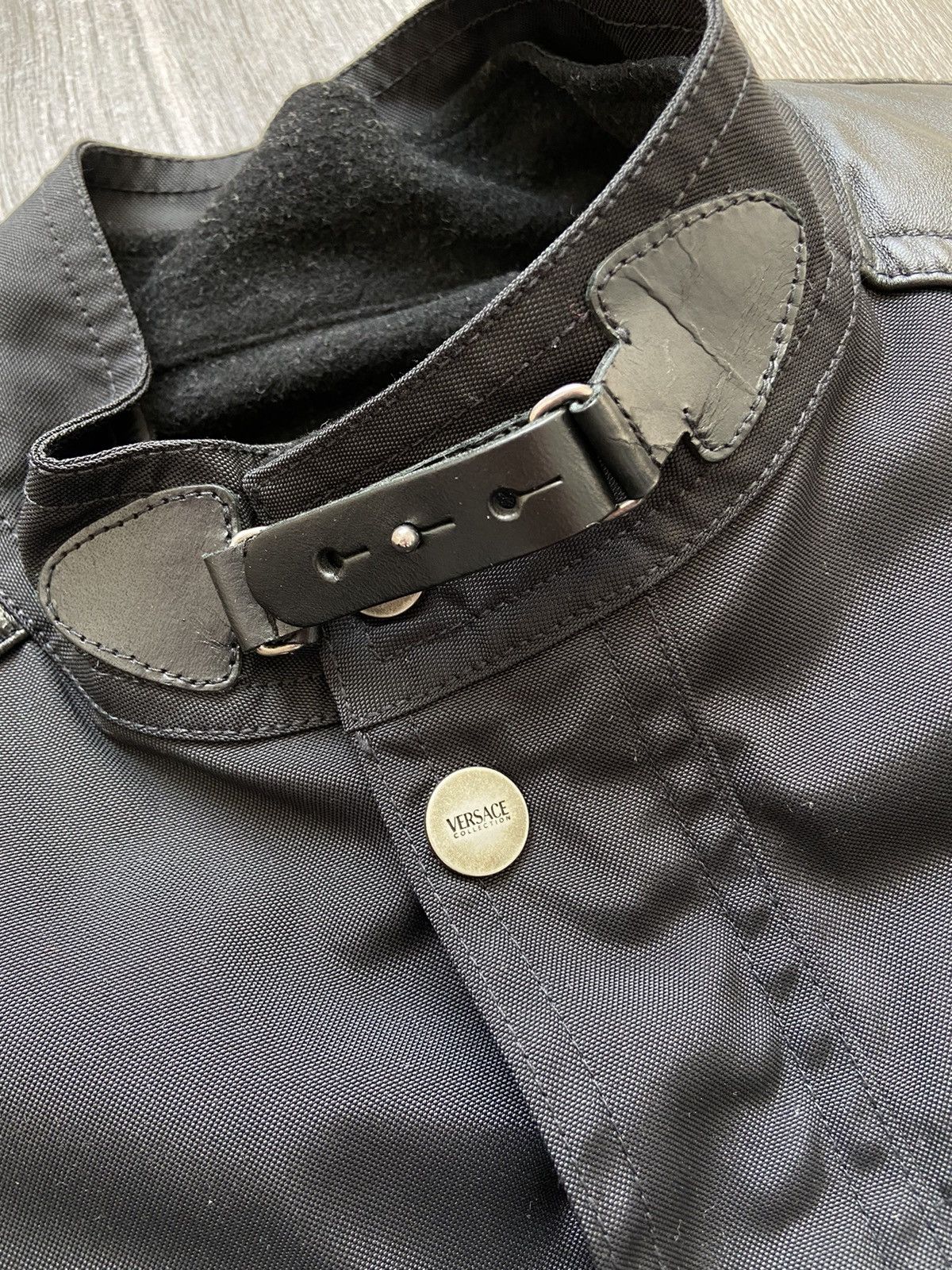 Versace Leather Jacket Versace Collection Size US L / EU 52-54 / 3 - 5 Thumbnail