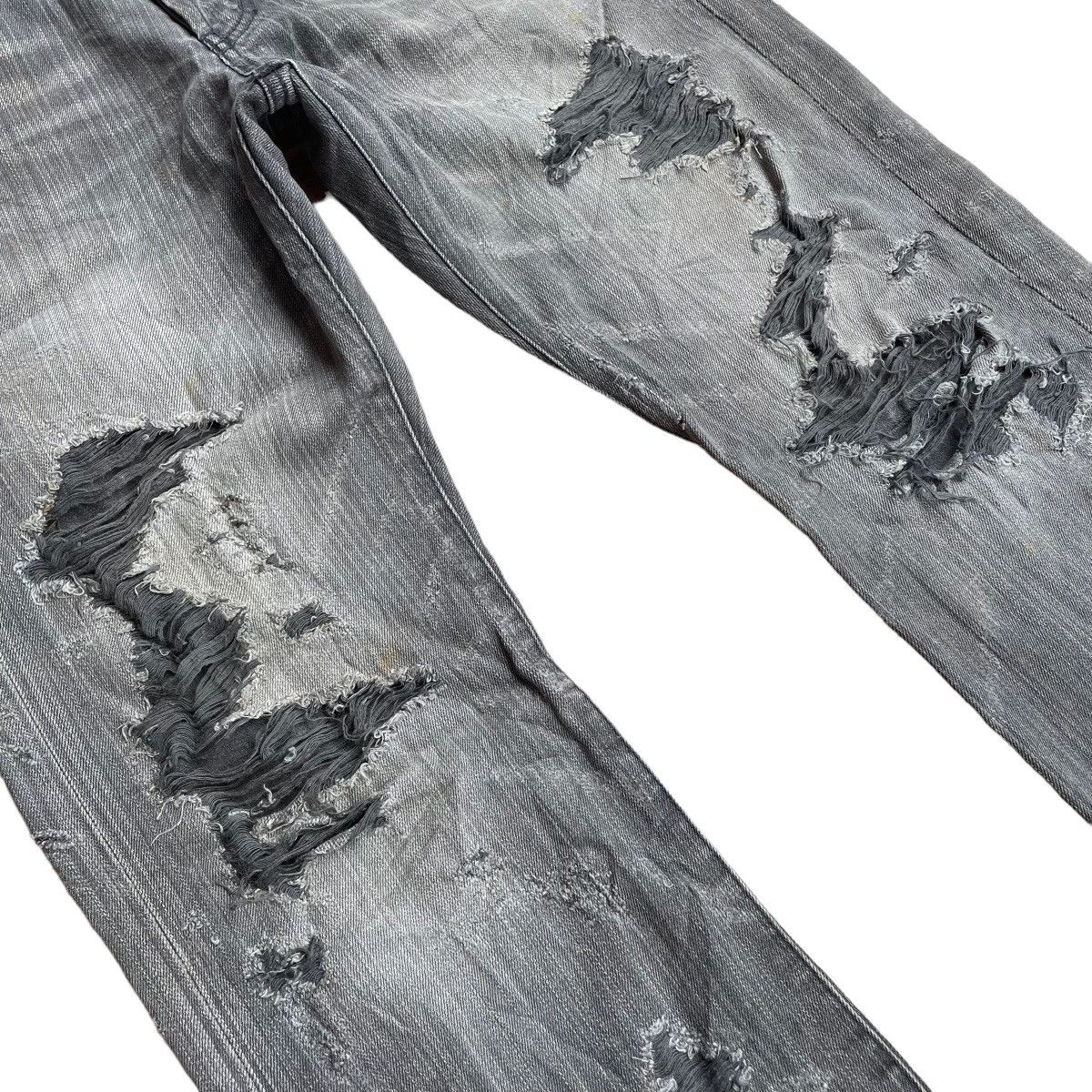 Beauty Beast 🇯🇵 SOUL OF FREEDOM DISTRESSED DENIM PANTS Size US 30 / EU 46 - 4 Thumbnail