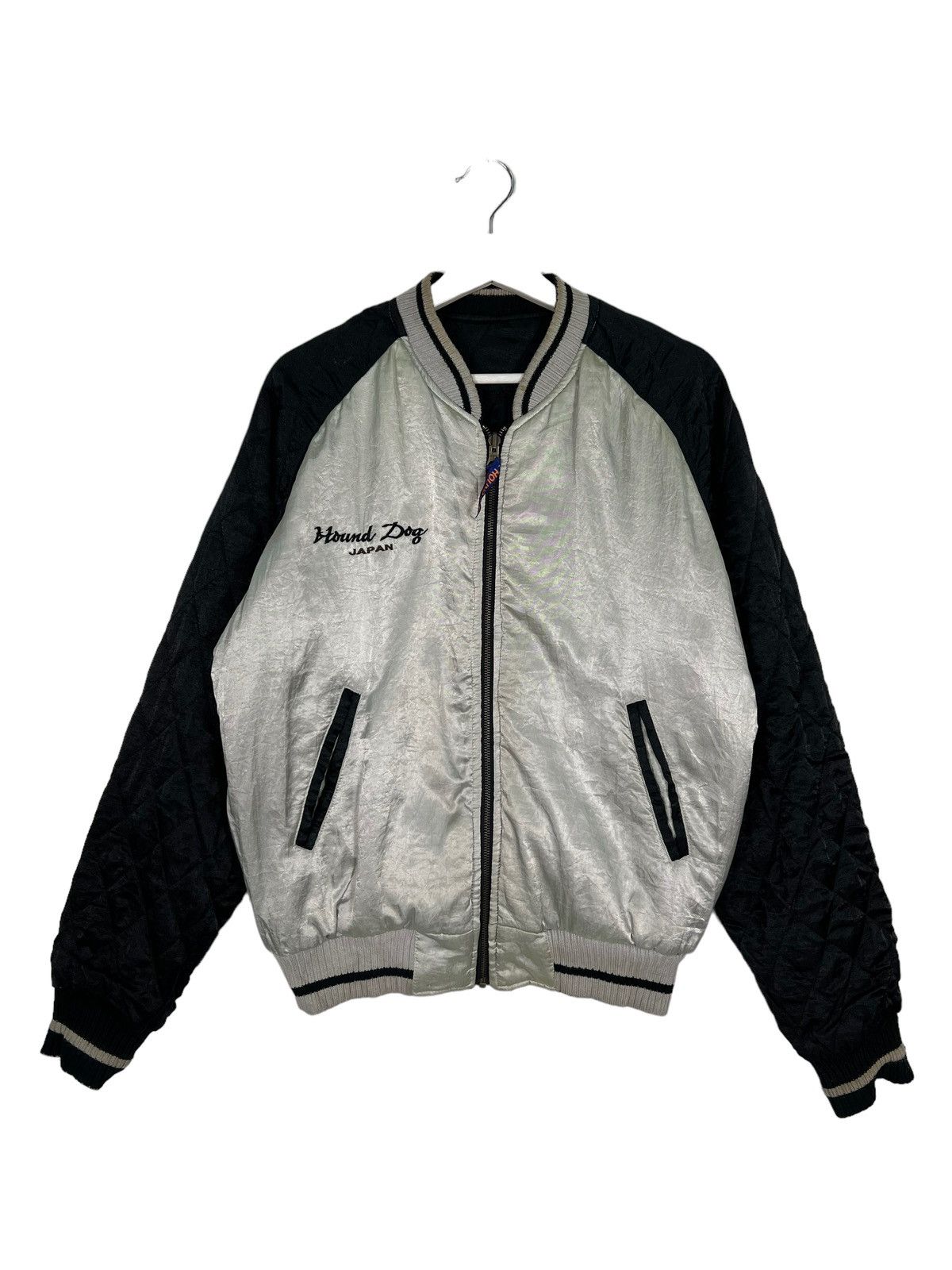 Japanese Brand 💥 PAZZOS REVERSIBLE EMBROIDERY SUKAJAN JACKET Size US L / EU 52-54 / 3 - 10 Thumbnail
