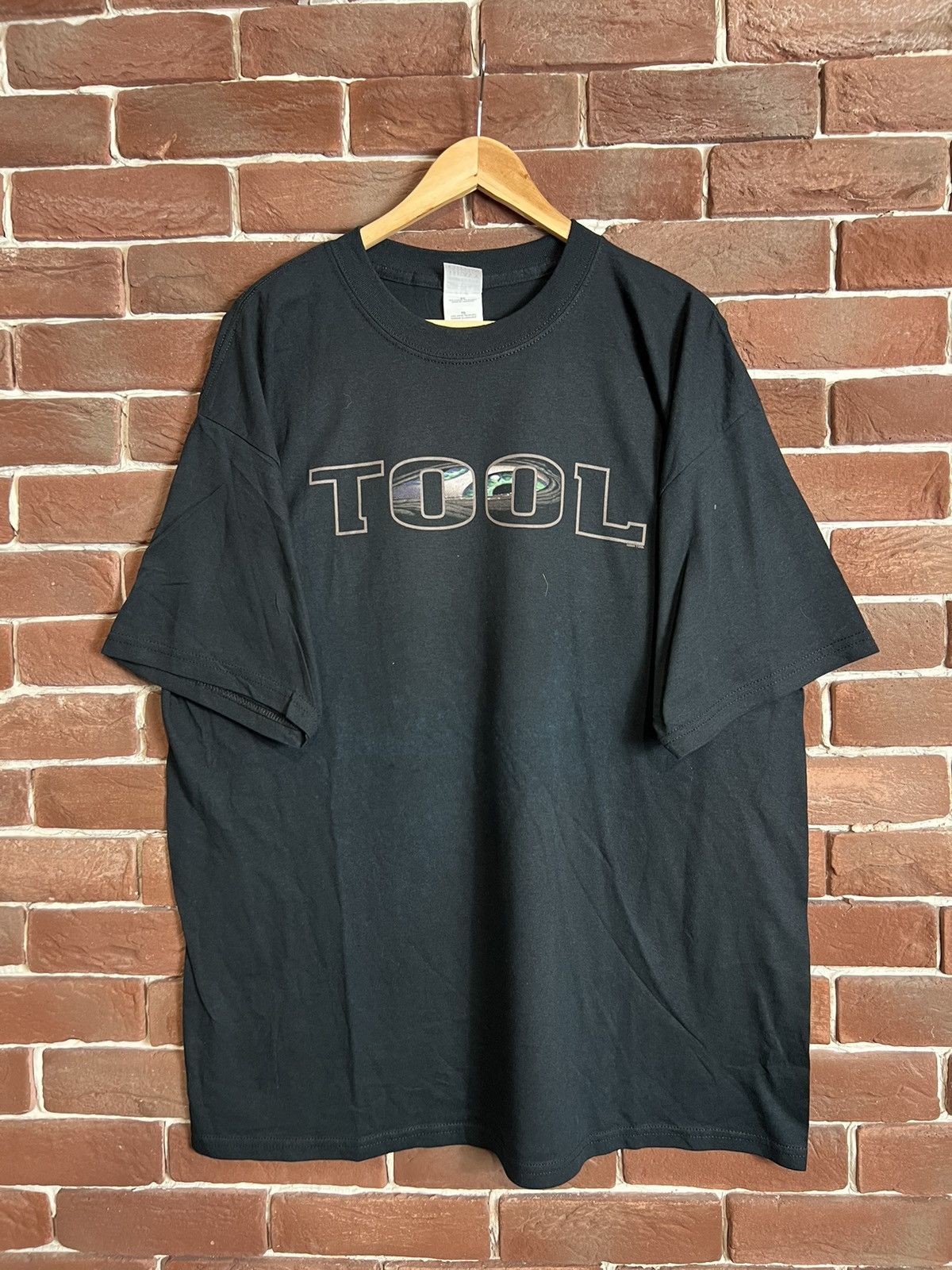 image of Band Tees x Rock T Shirt Vintage 2003 Tool Aenima Eye Tee Metal Band Tee Licensed 00S in Black (Siz