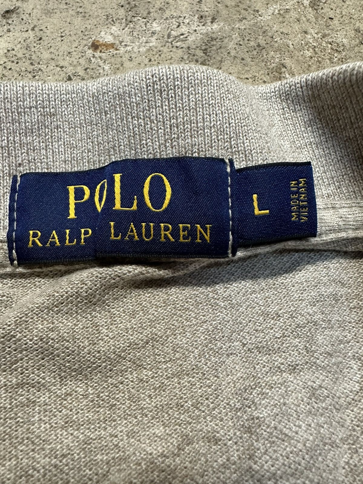 Polo Ralph Lauren GREY POLO RALPH LAUREN POLO BROWN LOGO Size US L / EU 52-54 / 3 - 3 Thumbnail
