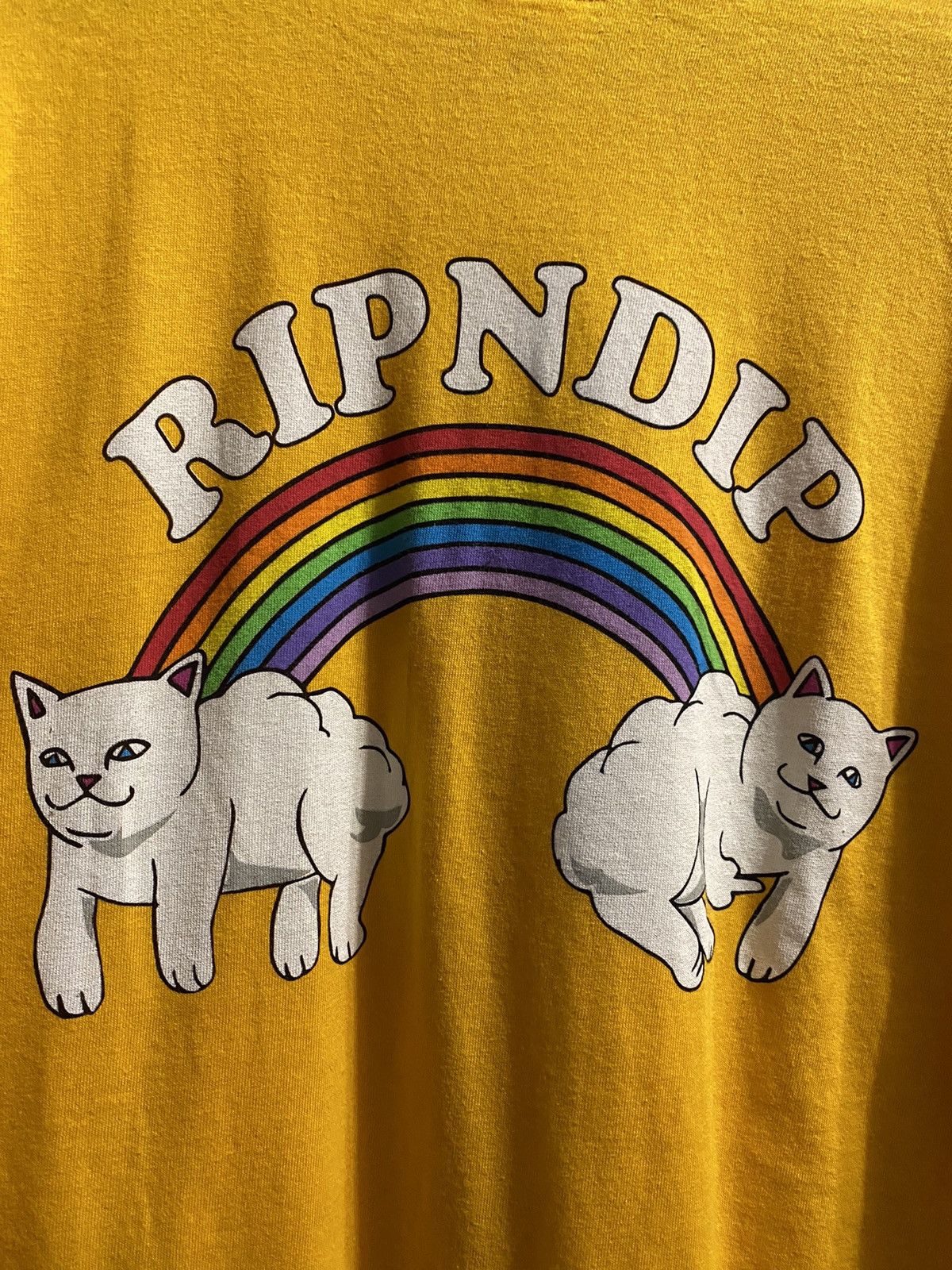 RIPNDIP Rare Long-Sleeve RipNDip Big Logo Fuck Cats. Size US L / EU 52-54 / 3 - 9 Thumbnail
