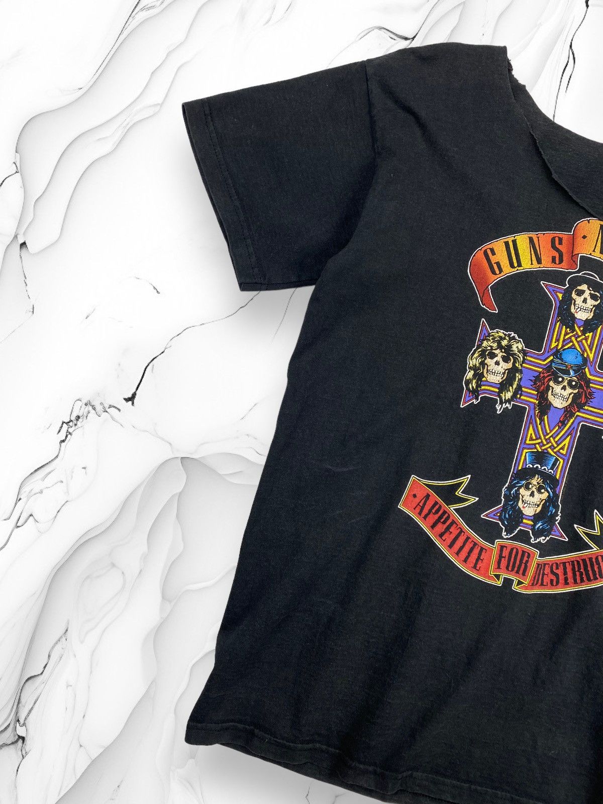 Band Tees Vintage 2004 Guns N Roses Appetite For Destruction T-Shirt Size US M / EU 48-50 / 2 - 2 Thumbnail