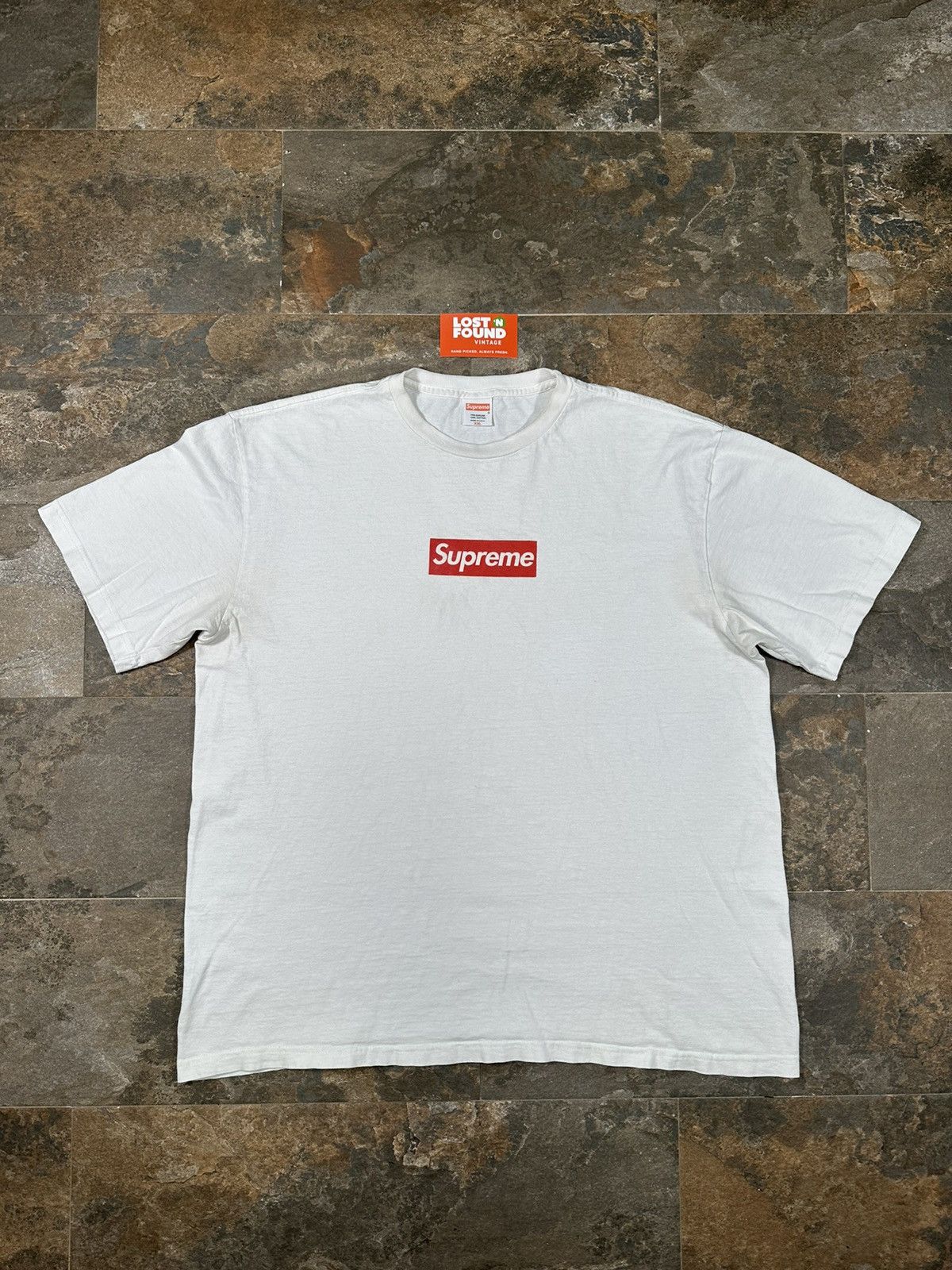 Supreme Y2K Vintage Supreme Box Logo Tee XXL RARE early 2000's | Grailed