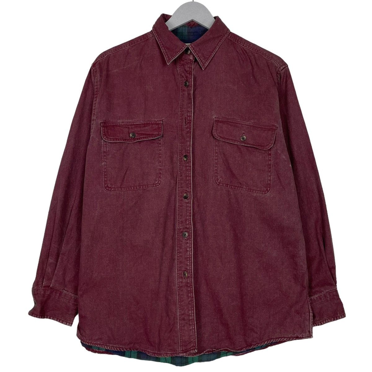 L.L. Bean × Vintage 💥VINTAGE LL BEAN USA BUTTON WORKER SHIRT JACKET Size US M / EU 48-50 / 2 - 2 Thumbnail