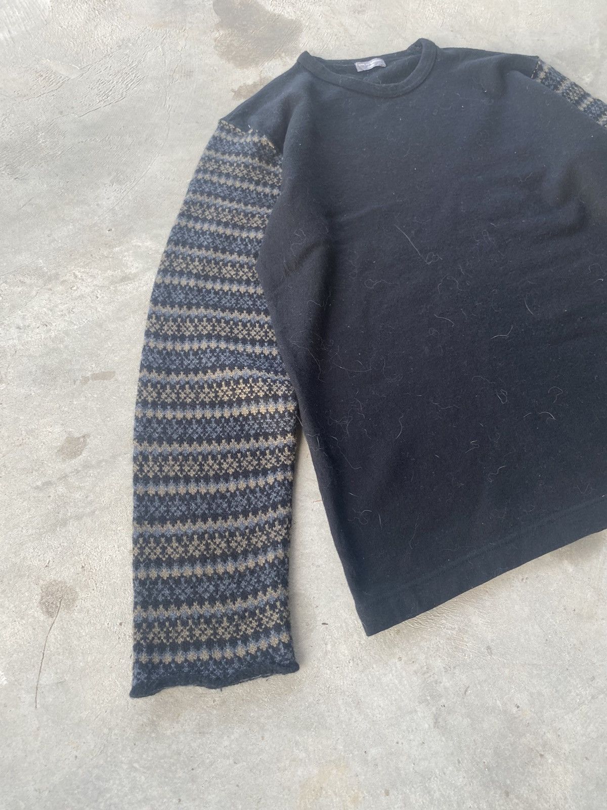 Comme des Garcons COMME DES GARCONS HOMME LONG SLEEVE TEE BLACK Size US M / EU 48-50 / 2 - 3 Thumbnail