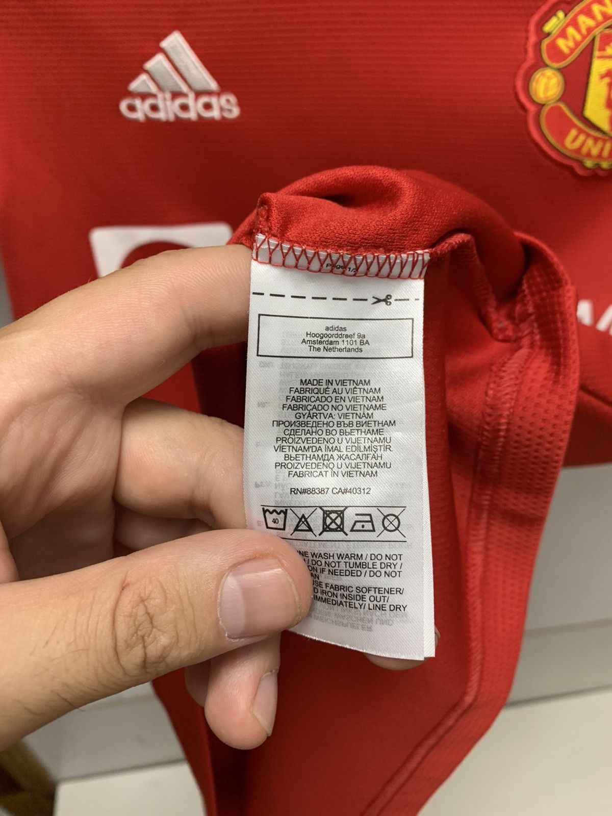 Adidas Manchester United Adidas soccer jersey S-Xs sz pig a ronaldo Size US XS / EU 42 / 0 - 9 Thumbnail