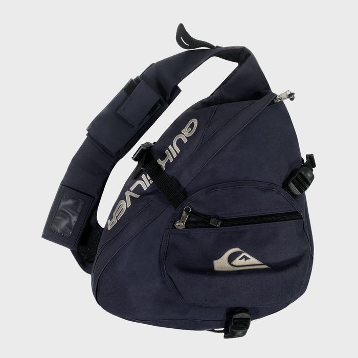 Quiksilver 2000’s vintage Quicksilver Triharness Blue Sling Bag Grailed
