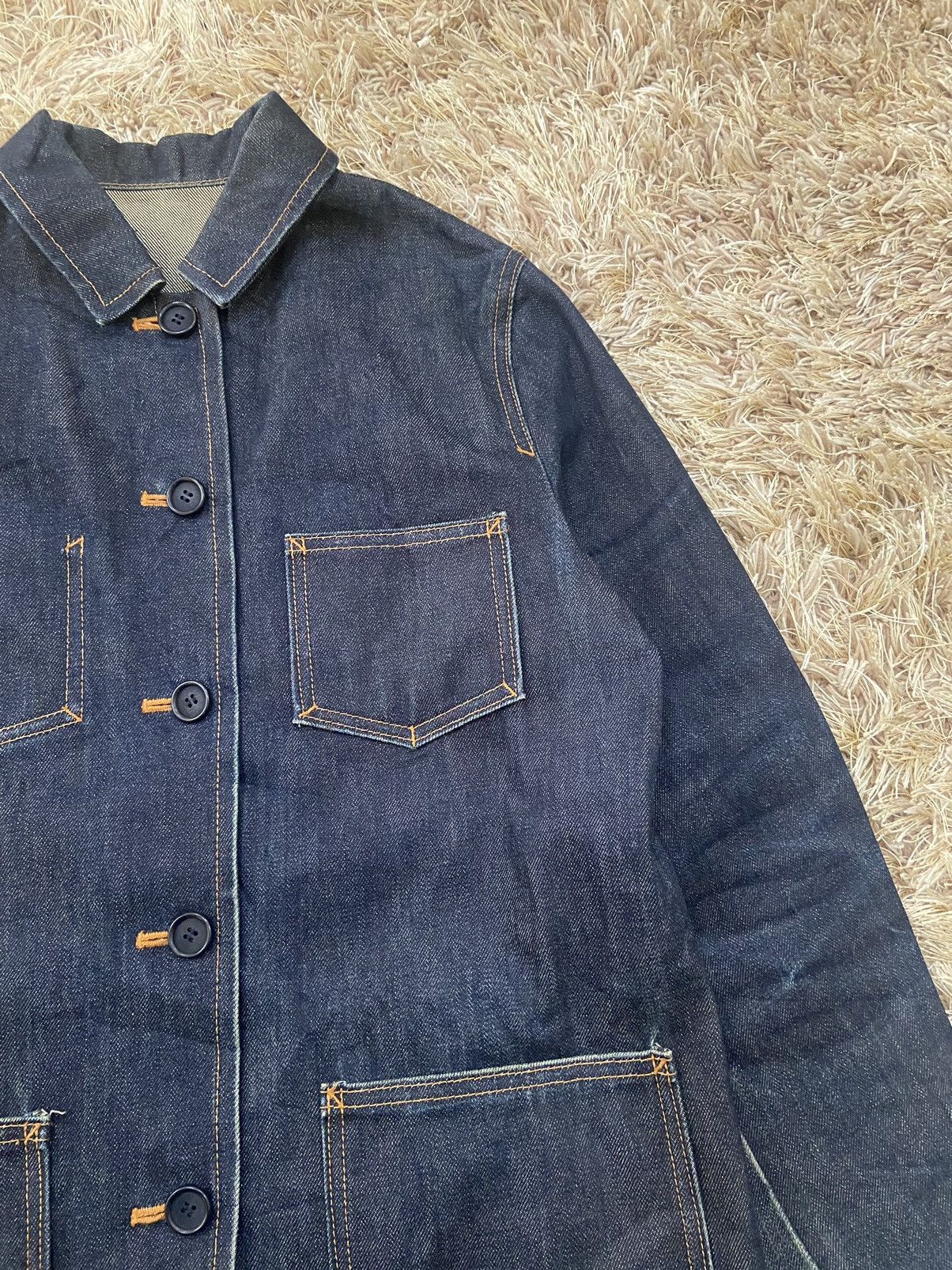 Other Bulle De Savon Japanese Brand Raw Denim Jacket Size M / US 6-8 / IT 42-44 - 2 Thumbnail