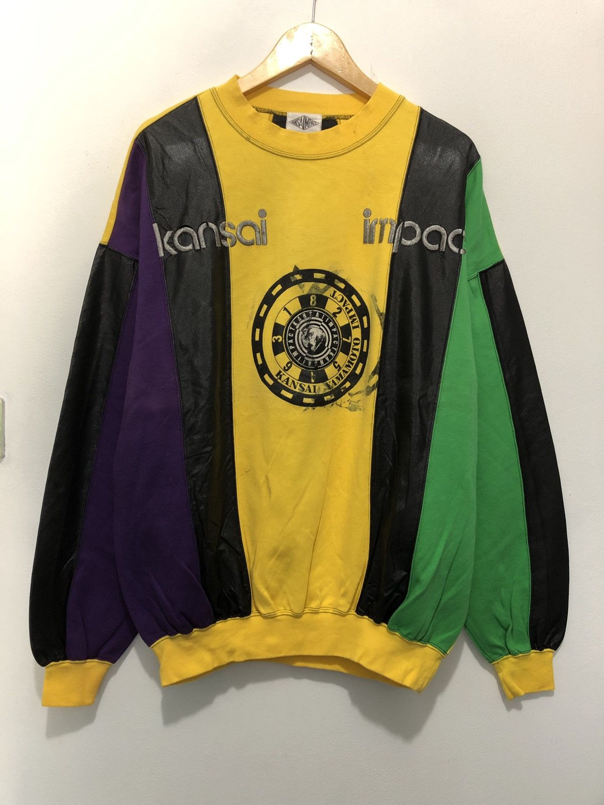 Japanese Brand × Kansai Yamamoto × Vintage Vintage Kansai Yamamoto Impact Sweatshirt Size US M / EU 48-50 / 2 - 1 Thumbnail