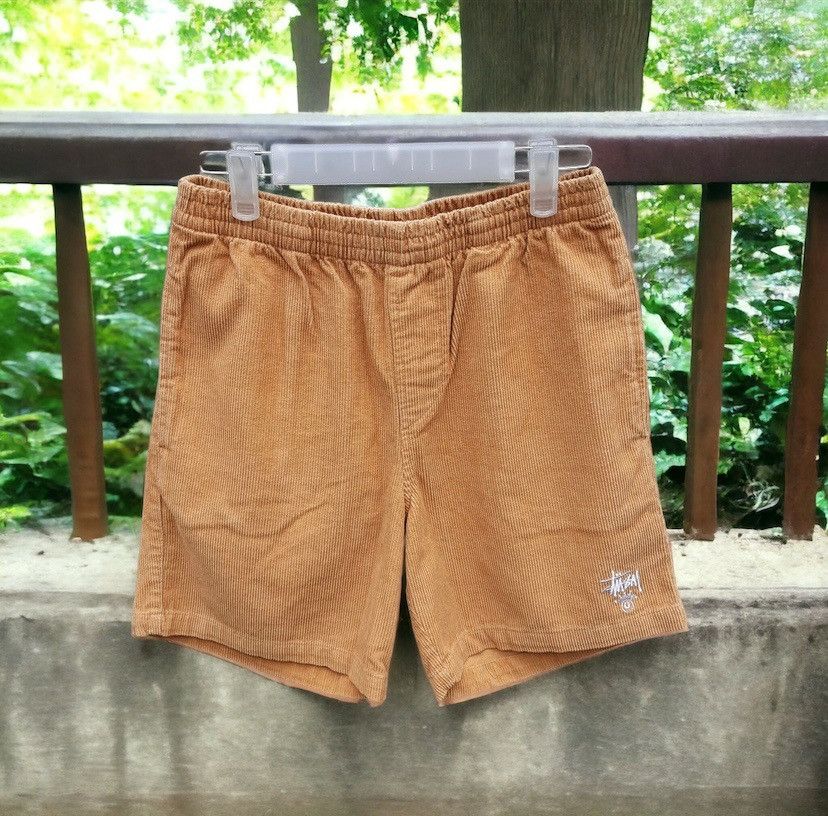 image of Stussy Corduroy Shorts in Orange, Men's (Size 30)