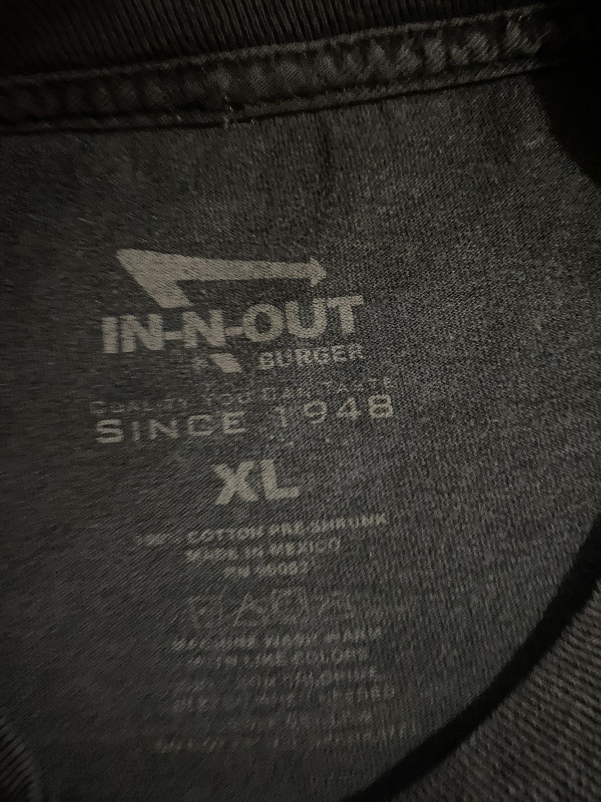 Other Vintage In N Out Burger Las Vegas T Shirt Size US XL / EU 56 / 4 - 5 Thumbnail