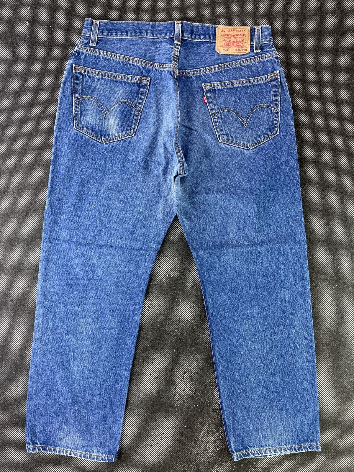 Levi's Vintage Levis 505 Stone Wash Jeans 35 x 30 - J330 Size US 35 - 2 Thumbnail