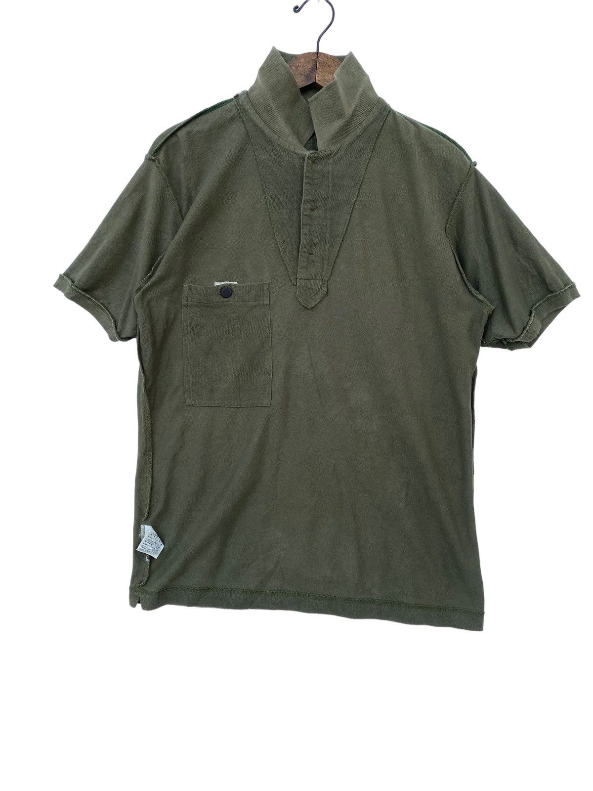 Nigel Cabourn Nigel Cabourn German Ribbon SS Polo Tee Size US M / EU 48-50 / 2 - 4 Thumbnail